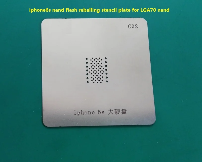 iphone6s nand flash reballing stencil plate, scraping steel mesh for iphone 6s hdd chip LGA70 reballing stencil, ipad pro nand
iphone6s nand flash reballing stencil plate, scraping steel mesh for iphone 6s hdd chip LGA70 reballing stencil, ipad pro nand