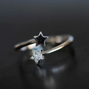 Summer Jewelry 925 Sterling Silver Rings for Women cute Star Wedding Ring Bijoux Pendientes Anillos
Summer Jewelry 925 Sterling Silver Rings for Women cute Star Wedding Ring Bijoux Pendientes Anillos