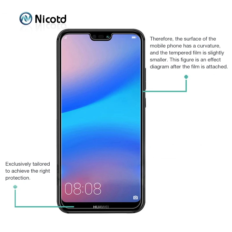 Tempered Glass Film For Huawei P smart Y9 2018 2019 P20 Lite 2.5D Screen Protector For Huawei P10 Plus Lite Pro Glass Film (6)