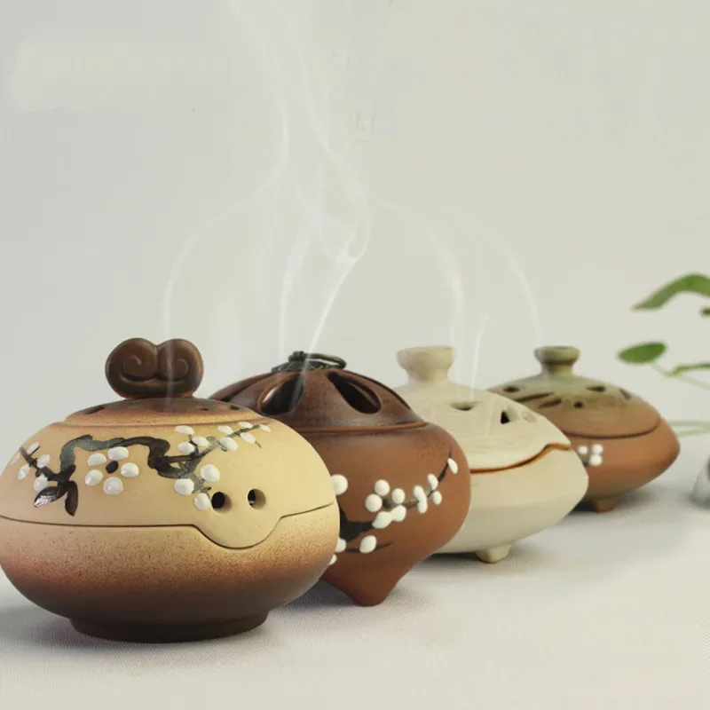 Hand Painting Ceramic Incense Burner Sandalwood Furnace Handmade Coil Tower Incense Censer Clean Air Aromatherapy Free Shipping
Hand Painting Ceramic Incense Burner Sandalwood Furnace Handmade Coil Tower Incense Censer Clean Air Aromatherapy Free Shipping