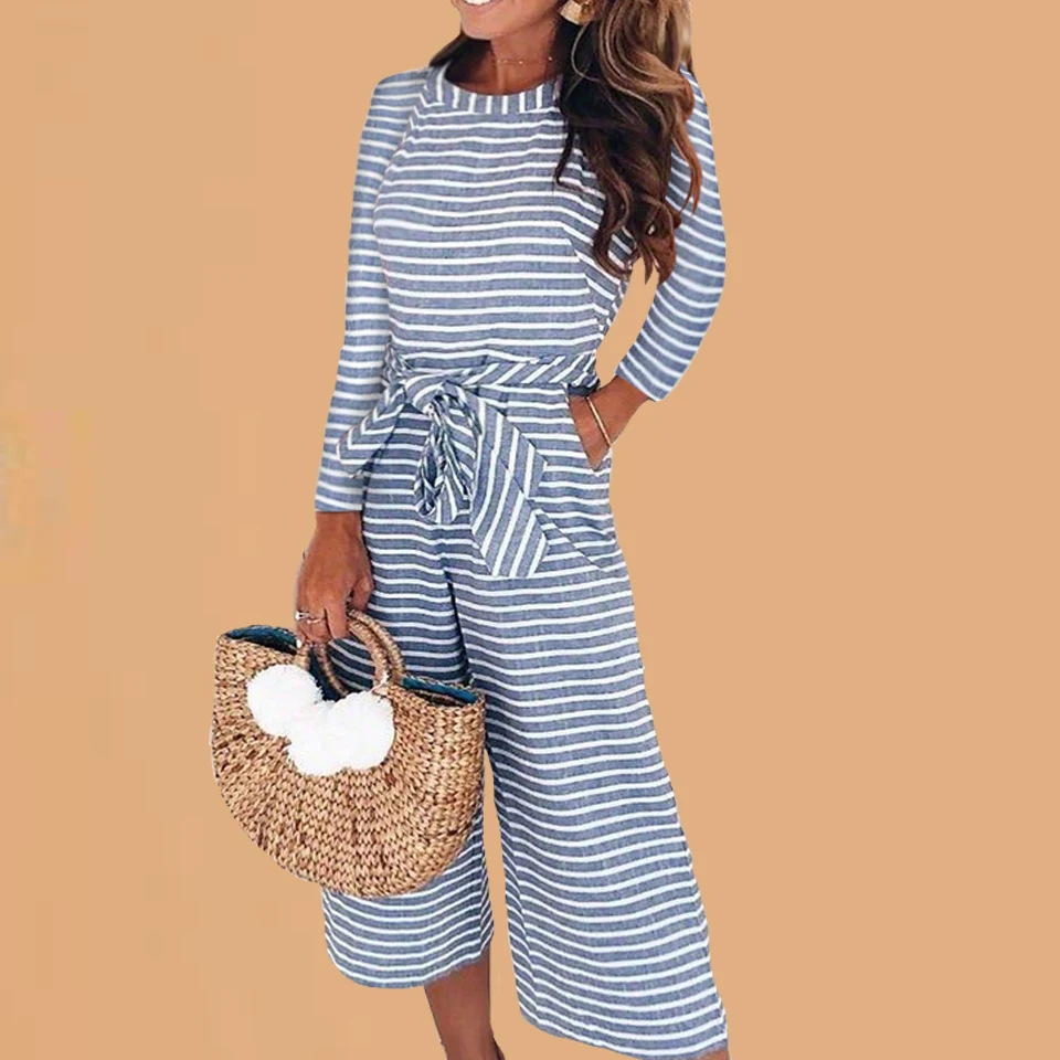 Body Striped Jumpsuit Wide Leg Bayan Tulum Kawaii Jumpsuit Romper Bodies Sexy Casual Women Long Sleeve Crop Jumpsuit Side Pocket
Body Striped Jumpsuit Wide Leg Bayan Tulum Kawaii Jumpsuit Romper Bodies Sexy Casual Women Long Sleeve Crop Jumpsuit Side Pocket