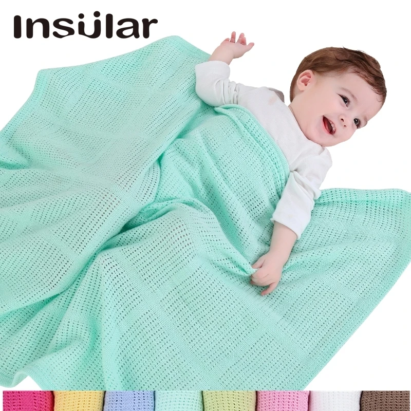 INSULAR 100% Cotton Newborn Baby Receiving Blankets Summer Infant Hollow Swaddling Blanket Wrap Cellular Bath Towel Sleep Bag
INSULAR 100% Cotton Newborn Baby Receiving Blankets Summer Infant Hollow Swaddling Blanket Wrap Cellular Bath Towel Sleep Bag