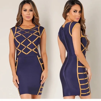 Elegant Women Short Sleeve Lace Up Dark Blue Bandage Dress 2019 Bodycon Patchwork Celebrity Clubwear Party Knee Length Vestidos
Elegant Women Short Sleeve Lace Up Dark Blue Bandage Dress 2019 Bodycon Patchwork Celebrity Clubwear Party Knee Length Vestidos