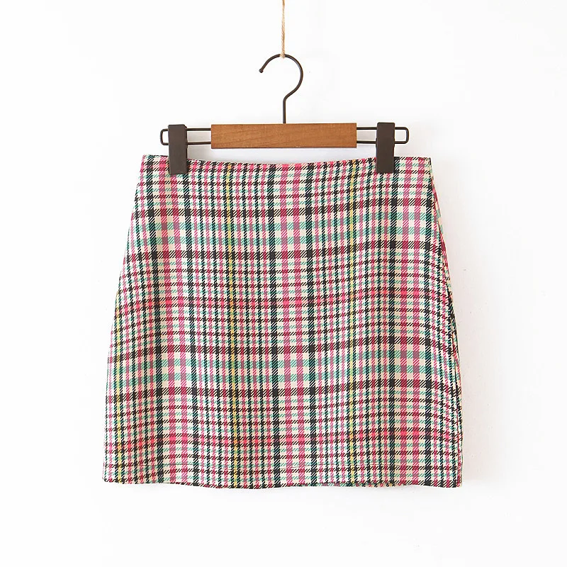 RR Plaid Printed Slim Skirts Women Fashion Zipper Waist Ruffles Skirts Women Summer Slim Mini Skirts Female Ladies GC
RR Plaid Printed Slim Skirts Women Fashion Zipper Waist Ruffles Skirts Women Summer Slim Mini Skirts Female Ladies GC