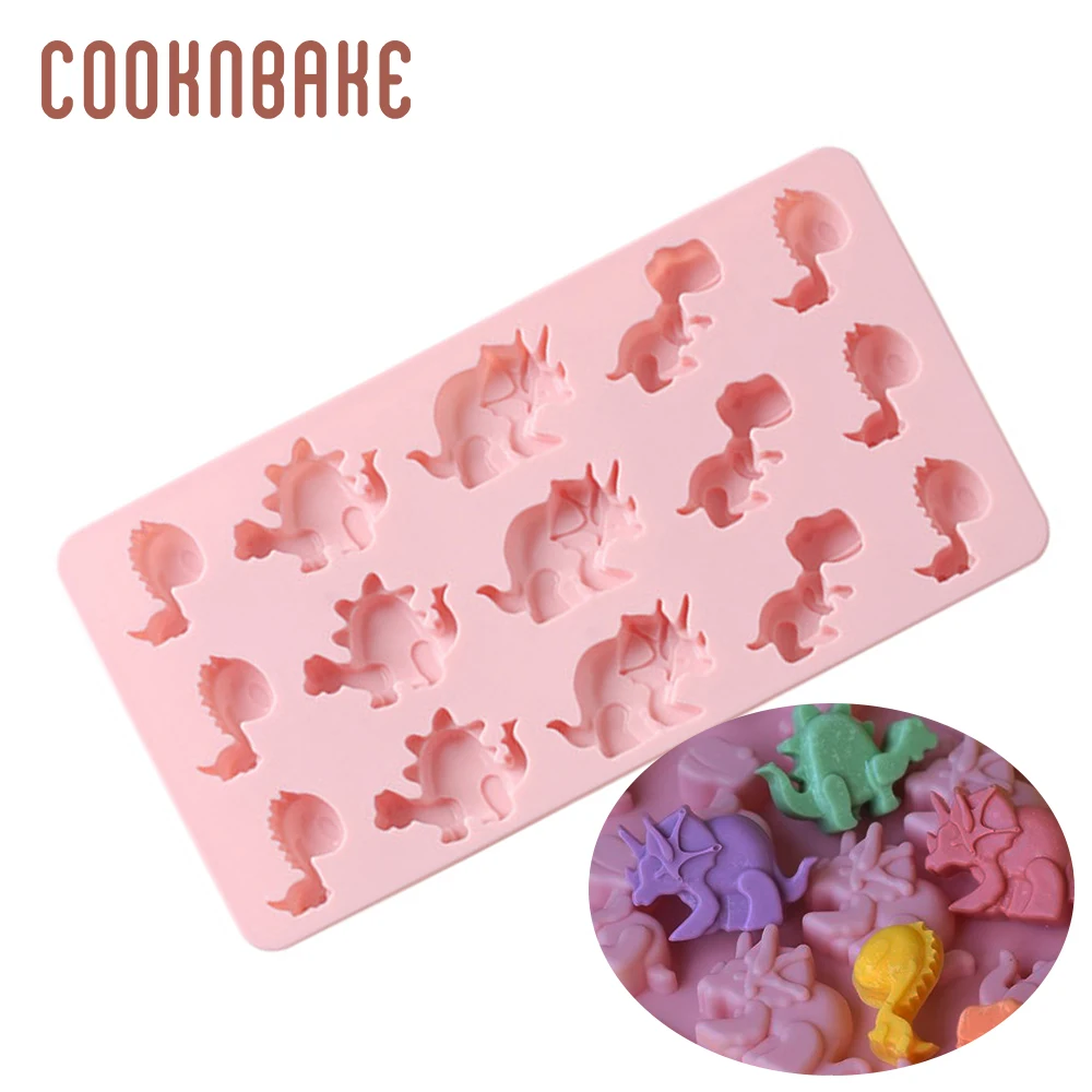 COOKNBAKE Silicone mold for chocolate candy dinosaur biscuit cake pastry baking tool ice cube jelly form cake decoration mold
COOKNBAKE Silicone mold for chocolate candy dinosaur biscuit cake pastry baking tool ice cube jelly form cake decoration mold