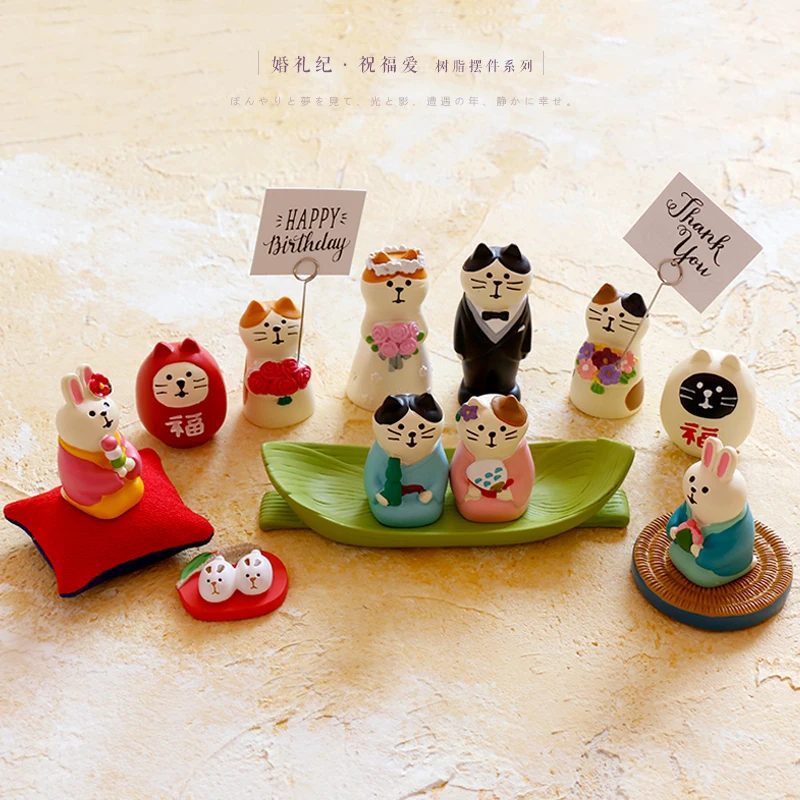 Japanese kawaii cartoon Maneki neko mascot shiba inu rabbit royal wedding decoration family party sakura screen miniature figure
Japanese kawaii cartoon Maneki neko mascot shiba inu rabbit royal wedding decoration family party sakura screen miniature figure