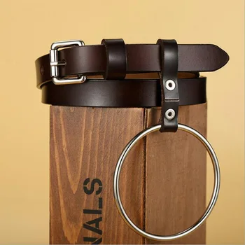Women Pin Buckle Genuine Leather Belt Fashion Lady Cowskin Jeans Belt with Metal Ring Quality Guarantee XZ012
Women Pin Buckle Genuine Leather Belt Fashion Lady Cowskin Jeans Belt with Metal Ring Quality Guarantee XZ012