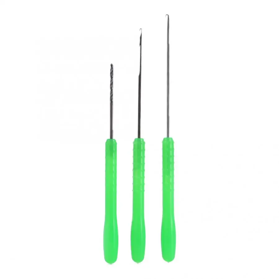 3Pcs/lot Fishing Rigs Needle Kit Bait Needle Set Hook Drill Boilie Stringer Baiting Rig Tool Carp Fishing Terminals
3Pcs/lot Fishing Rigs Needle Kit Bait Needle Set Hook Drill Boilie Stringer Baiting Rig Tool Carp Fishing Terminals