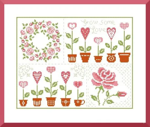 GROW SOME LOVE DIY Craft Stich Cross Stitch Package Cotton Fabric Needlework Embroidery Crafts Counted Cross-Stitching Kit
GROW SOME LOVE DIY Craft Stich Cross Stitch Package Cotton Fabric Needlework Embroidery Crafts Counted Cross-Stitching Kit