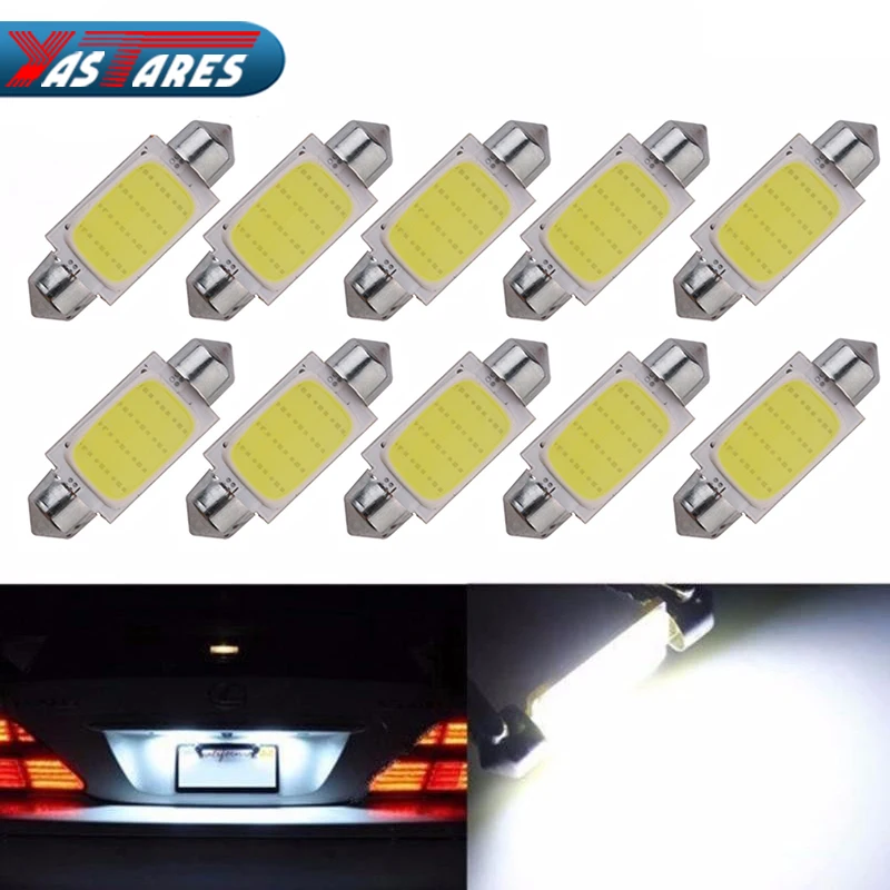 2pc High Quality 31mm 36mm 39mm 42mm Super COB LED FESTOON Bulb 12 Chips C5W White Color Car Dome Light Auto Interior Lamp DC12V
2pc High Quality 31mm 36mm 39mm 42mm Super COB LED FESTOON Bulb 12 Chips C5W White Color Car Dome Light Auto Interior Lamp DC12V