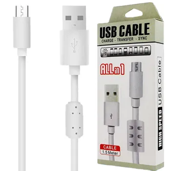 5ft High speed Data Sync Charger micro cable Accessory Bundles for samsung galaxy s3 s4 s6 s7 note 2 for htc lg blackberry
5ft High speed Data Sync Charger micro cable Accessory Bundles for samsung galaxy s3 s4 s6 s7 note 2 for htc lg blackberry