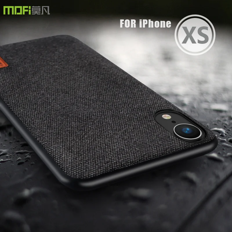 Чехол для iPhone XS чехол XR оригинальный MOFi Max тканевая задняя крышка мягкие чехлы из