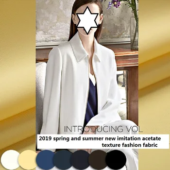 2019 new fabric Draped twill texture fabric spring and summer Suit Dress Skirt DIY clothes fabrics Breathable solid color pants
2019 new fabric Draped twill texture fabric spring and summer Suit Dress Skirt DIY clothes fabrics Breathable solid color pants