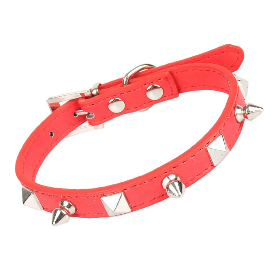 Cats Collar Necklace Punk Style Rivets PU Leather Collar for Cats Small Medium Pets Cats Supply collier chat animaux
Cats Collar Necklace Punk Style Rivets PU Leather Collar for Cats Small Medium Pets Cats Supply collier chat animaux
