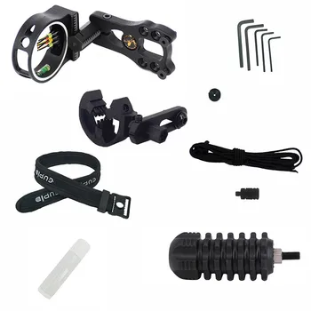 Compound Bow Set 5 Pins Bow Sight with Light Peep Sight Arrow Rest Rubber Stabilizer D loop Rope Braided Bow Sling Bowstring Wax
Compound Bow Set 5 Pins Bow Sight with Light Peep Sight Arrow Rest Rubber Stabilizer D loop Rope Braided Bow Sling Bowstring Wax