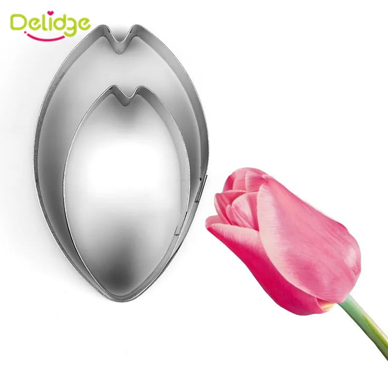 Delidge 2pcs/set Tulip Petal Flower Cookie Cutter Cake Decorating Tools Fondant Cupcake Mold Biscuit Cutter Baking Cookie Tools
Delidge 2pcs/set Tulip Petal Flower Cookie Cutter Cake Decorating Tools Fondant Cupcake Mold Biscuit Cutter Baking Cookie Tools