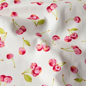 Half-Meter Japanese Oxford Cotton Fabric Patchwork Quilting Fabric Cherry A 
Half-Meter Japanese Oxford Cotton Fabric Patchwork Quilting Fabric Cherry A