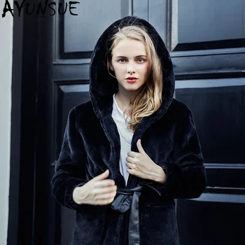 AYUNSUE Faux Fur Coat Woman Hooded Jacket Autumn Winter Coat Women Clothes 2020 Fur Coats Overcoat Manteau Femme Hiver KJ978
AYUNSUE Faux Fur Coat Woman Hooded Jacket Autumn Winter Coat Women Clothes 2020 Fur Coats Overcoat Manteau Femme Hiver KJ978