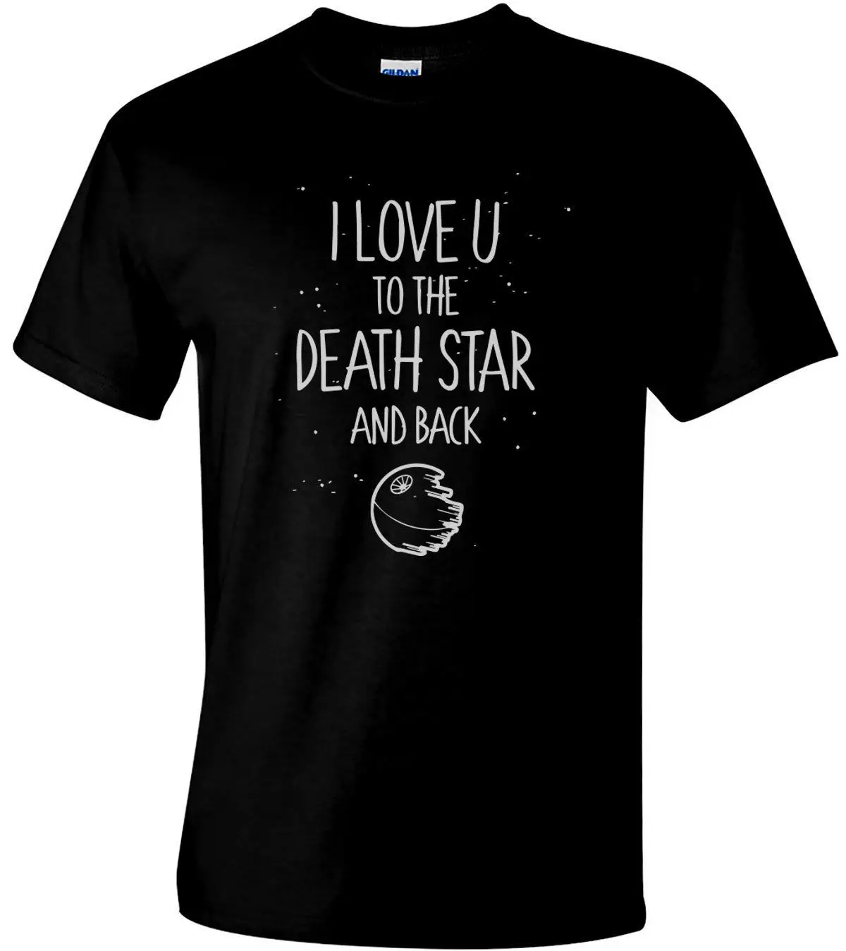 Милая футболка с надписью I Love You To The Death Star & Back Звездные войны комедия для мужчин и