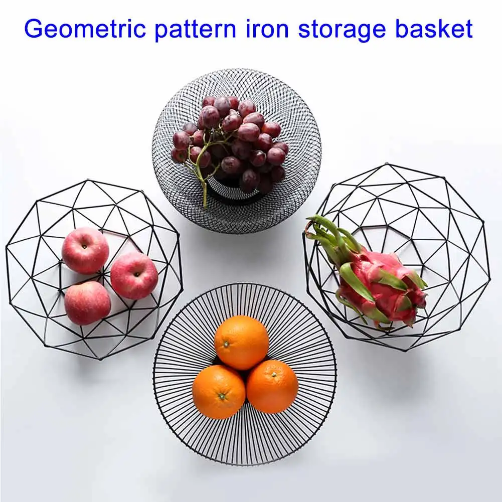 Iron Creative Metal Bowl Tray Drain Storage Basket Home Fruit Bowl Geometric Patterns Fruit Vegetable Wire Basket Desktop Trays
Iron Creative Metal Bowl Tray Drain Storage Basket Home Fruit Bowl Geometric Patterns Fruit Vegetable Wire Basket Desktop Trays