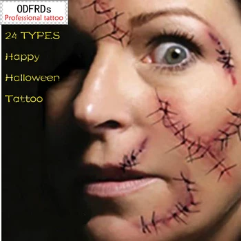 Happy Halloween waterproof temporary tattoo tatoo henna fake flash tattoo stickers Taty tatto Scar wound
Happy Halloween waterproof temporary tattoo tatoo henna fake flash tattoo stickers Taty tatto Scar wound