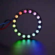 16x5050 rgbw sk6812 led 링 (통합 드라이버 포함) 16 비트(China)