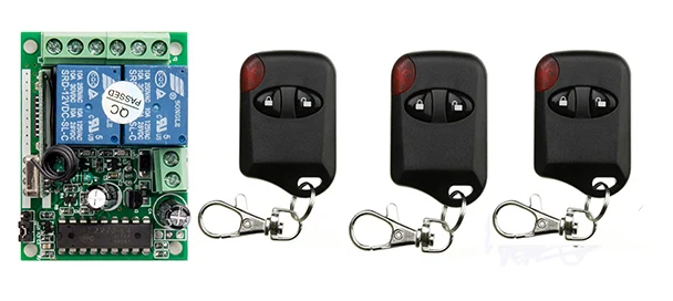 DC12V 2CH Wireless Remote Control Switch System teleswitch 1*Receiver +3 *cat eye Transmitters for Appliances Gate Garage Door
DC12V 2CH Wireless Remote Control Switch System teleswitch 1*Receiver +3 *cat eye Transmitters for Appliances Gate Garage Door