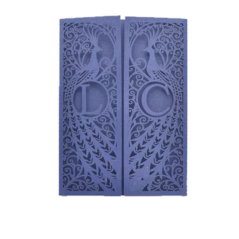 Hot sale laser cut peacock Wedding invitation card crafts from Mery China for wedding party
Hot sale laser cut peacock Wedding invitation card crafts from Mery China for wedding party