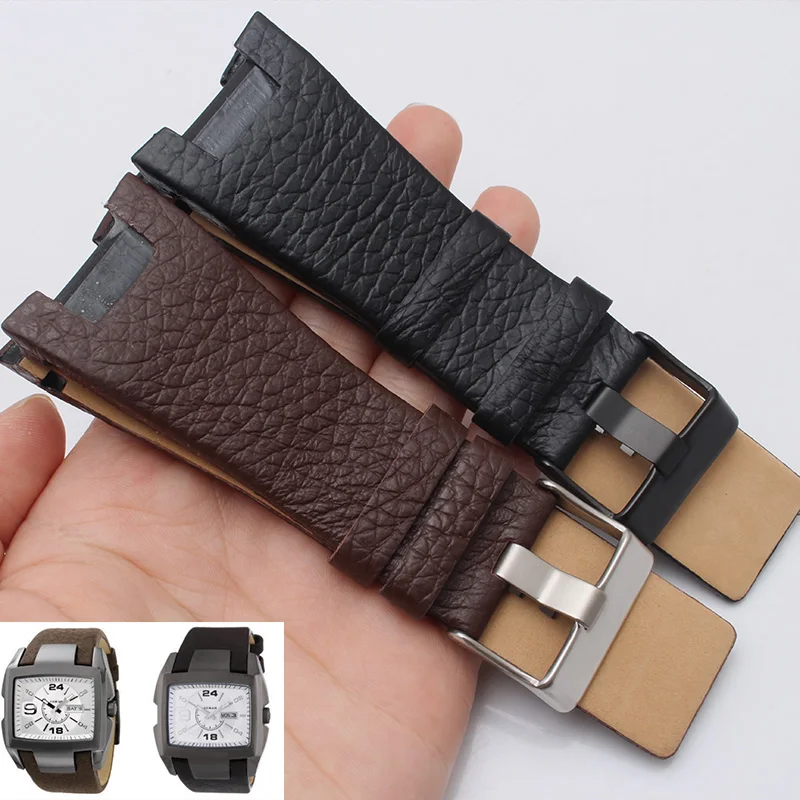 HUXIE 32MM leather strap FOR diesel DZ4246 DZ4287 DZ1273 Men's Analog Watch band black brown with pin clasp band
HUXIE 32MM leather strap FOR diesel DZ4246 DZ4287 DZ1273 Men's Analog Watch band black brown with pin clasp band