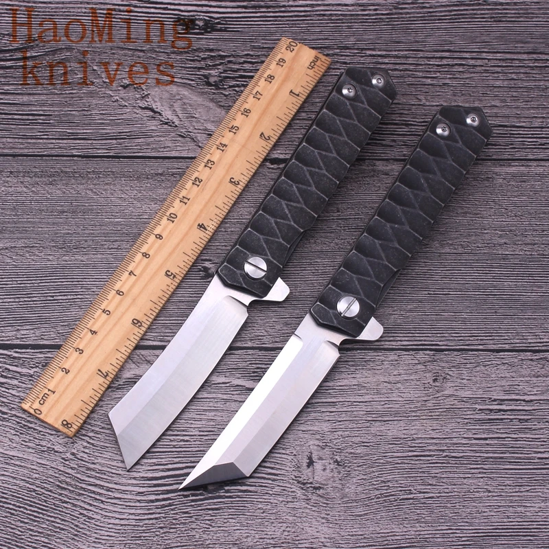 Tactical folding knife D2 blade steel handle Bearing System flip camping survival pocket knives outdoor hunting EDC tool gift
Tactical folding knife D2 blade steel handle Bearing System flip camping survival pocket knives outdoor hunting EDC tool gift