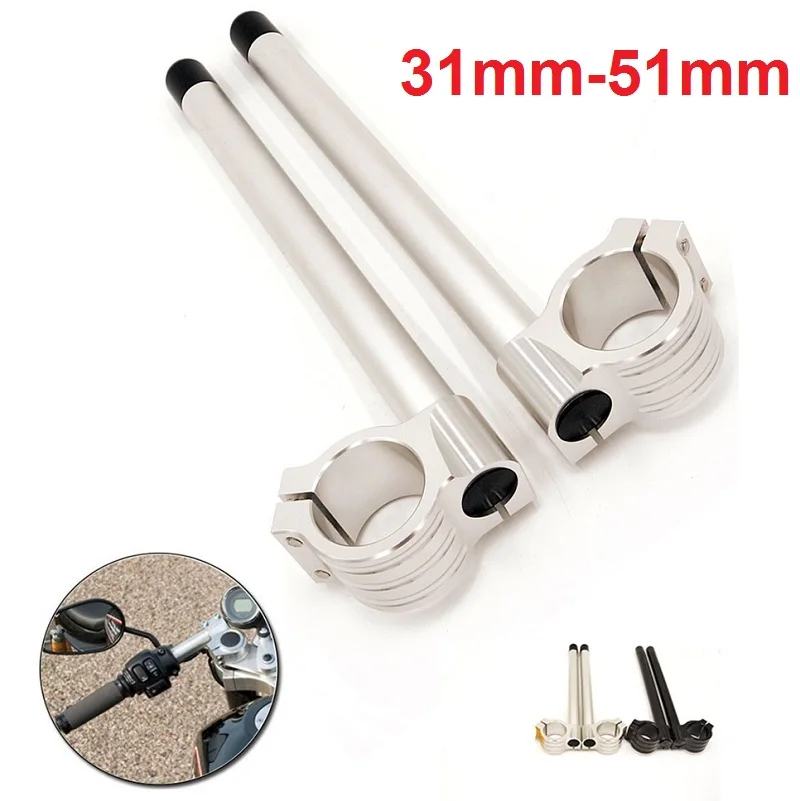 1 Pair 22mm CNC Motorcycle Separate Handlebar Racing Adjustable 32/37/39/41/50mm Clip on Cafe Moto Street Car Fork Modified
1 Pair 22mm CNC Motorcycle Separate Handlebar Racing Adjustable 32/37/39/41/50mm Clip on Cafe Moto Street Car Fork Modified