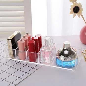 Acrylic 6-bit Lipstick Desktop Storage Jewelry Display Box Transparent Eye Shadow Make-up Cosmetic Case Large Capacity Organizer
Acrylic 6-bit Lipstick Desktop Storage Jewelry Display Box Transparent Eye Shadow Make-up Cosmetic Case Large Capacity Organizer