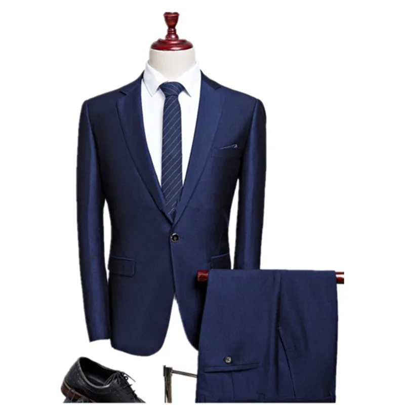 LEFT ROM 2019 Groomsman jackets+pants Fashion men's high-end pure cotton Slim /Male groom dress/men Casual suit Wedding dress
LEFT ROM 2019 Groomsman jackets+pants Fashion men's high-end pure cotton Slim /Male groom dress/men Casual suit Wedding dress