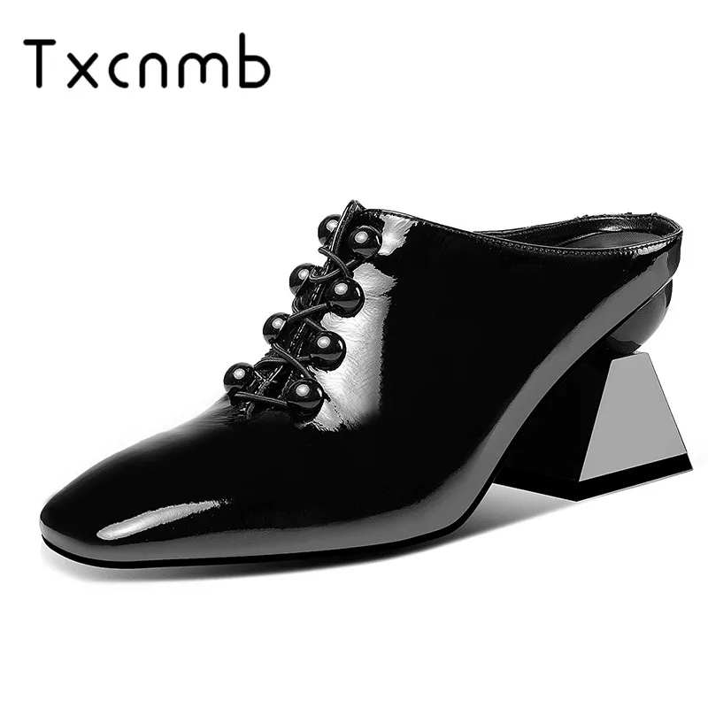 TXCNMB 2019 Arrival Women Gladiator Sandals Genuine Leather Summer High Heels Shoes Woman Top Quality Brand Shallow Slippers
TXCNMB 2019 Arrival Women Gladiator Sandals Genuine Leather Summer High Heels Shoes Woman Top Quality Brand Shallow Slippers