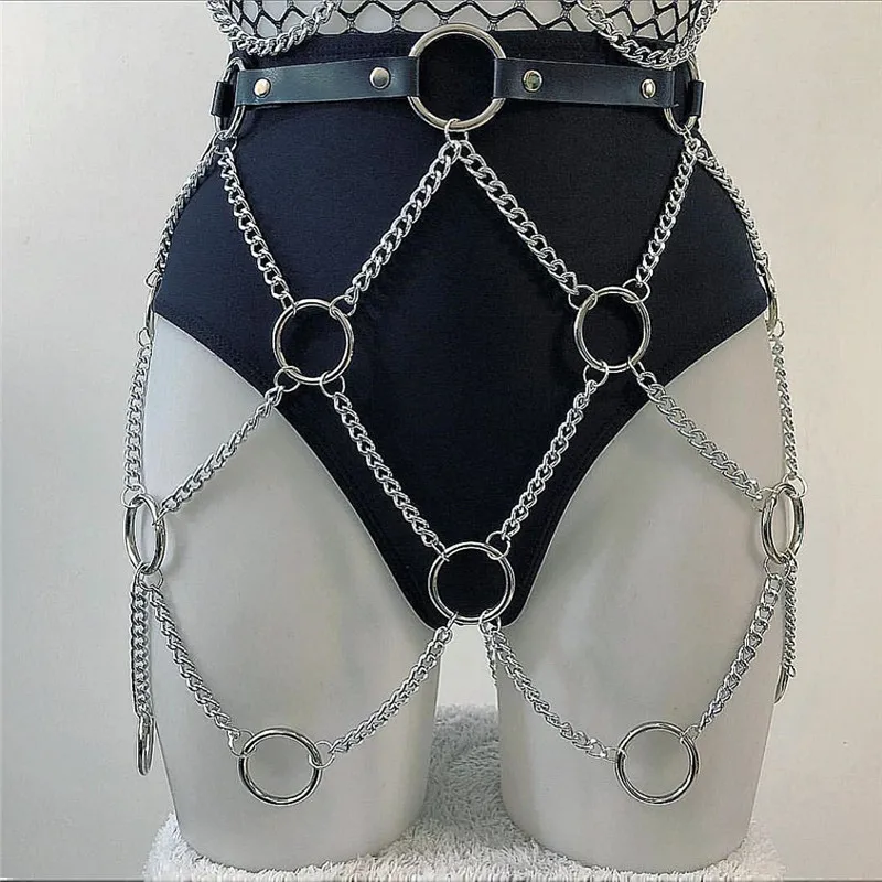 Women Pu Leather Hollow Out Mini Skirts Goth Punk Metal Rivet O Rings Link Chain Skirt With Adjustable Waist Sexy Party Clubwear
Women Pu Leather Hollow Out Mini Skirts Goth Punk Metal Rivet O Rings Link Chain Skirt With Adjustable Waist Sexy Party Clubwear