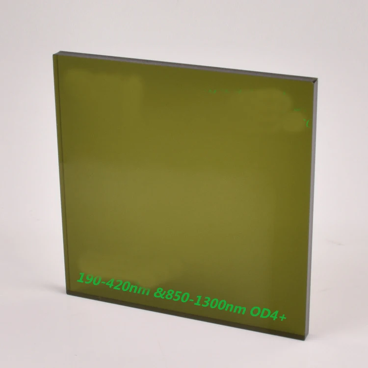 Laser Protection window for 190-520nm Lasers,Size: 50mmx50mmx5mm Optical Density >4
Laser Protection window for 190-520nm Lasers,Size: 50mmx50mmx5mm Optical Density >4