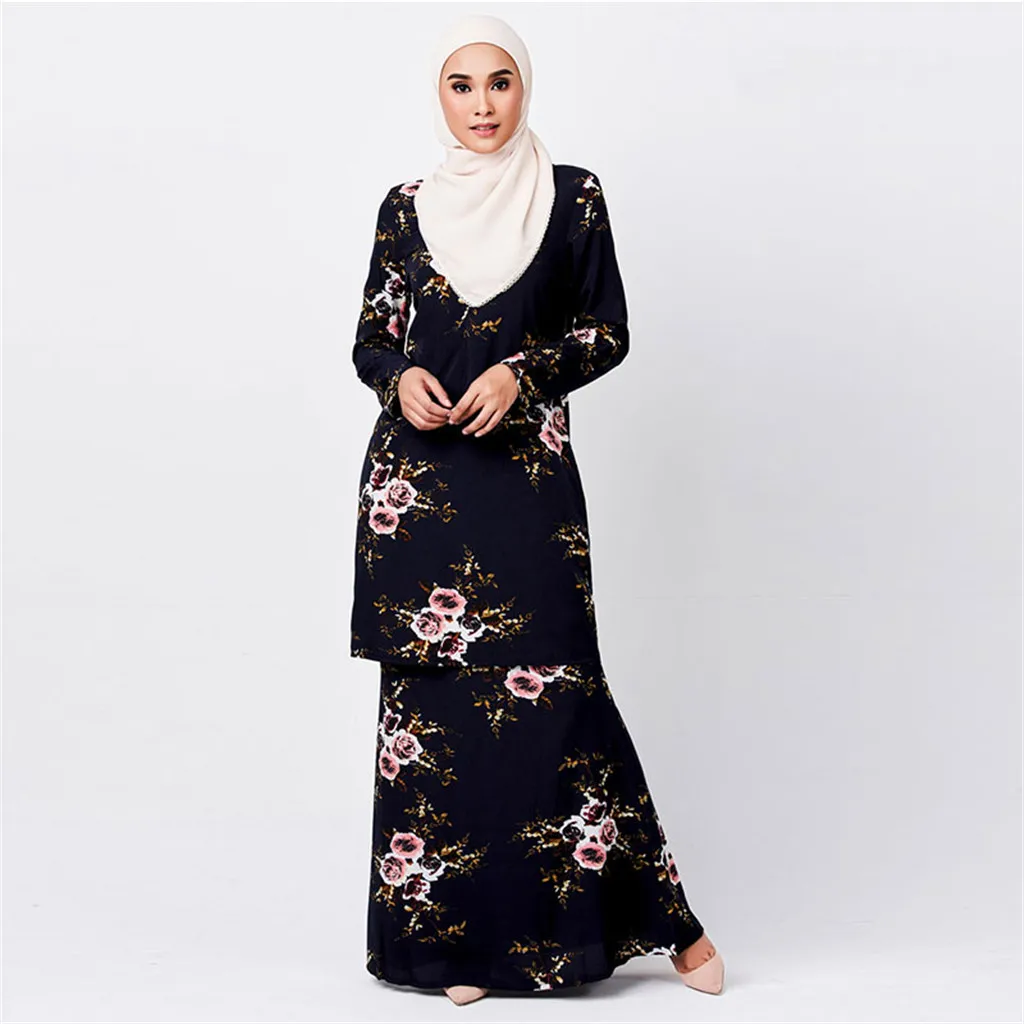 CHAMSGEND Muslim Sets Womens Dress Elegant Dubai Lady Summer Robes Long Sleeve Plus Size Stylish Girls Party Home Dresses L0411
CHAMSGEND Muslim Sets Womens Dress Elegant Dubai Lady Summer Robes Long Sleeve Plus Size Stylish Girls Party Home Dresses L0411