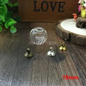 2016 New 200set/lot 18mm pumpkin stripe design Glass Globe Glass Bubble & 8mm cap DIY Glass Vial Pendant Miniature Wish Bottle
2016 New 200set/lot 18mm pumpkin stripe design Glass Globe Glass Bubble & 8mm cap DIY Glass Vial Pendant Miniature Wish Bottle