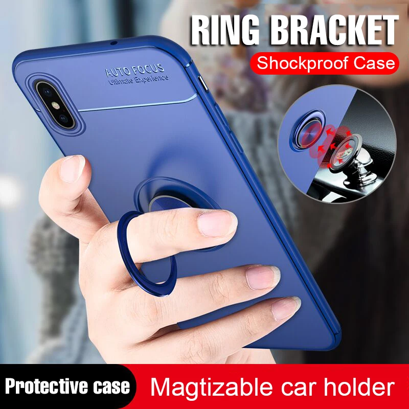 Luxury Soft Ring Case On The For IPhone X XR XS Max 6 6s 7 8 Plus Phone Case Cover For IPhone 6 6s 7 8 Plus XS X Shockproof Case
Luxury Soft Ring Case On The For IPhone X XR XS Max 6 6s 7 8 Plus Phone Case Cover For IPhone 6 6s 7 8 Plus XS X Shockproof Case