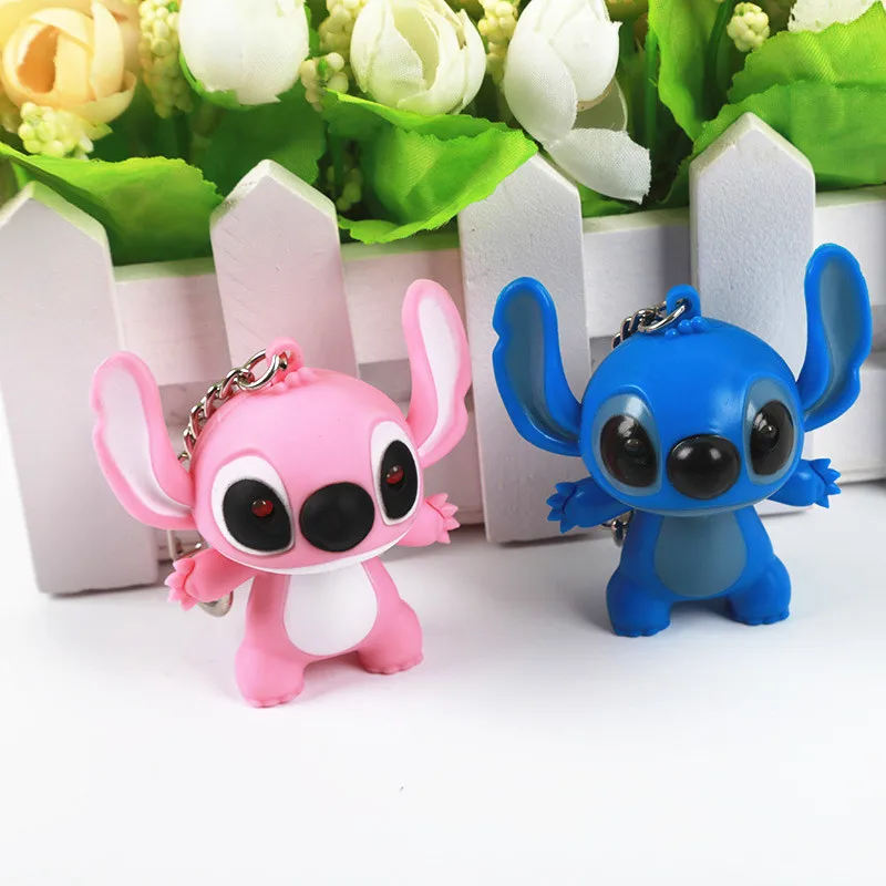 Flashing Led Stitch Luminous Toys Keychain LED Light Shine Sound Cartoon Keychains Pendant Children Bling Gift Come with Battery
Flashing Led Stitch Luminous Toys Keychain LED Light Shine Sound Cartoon Keychains Pendant Children Bling Gift Come with Battery