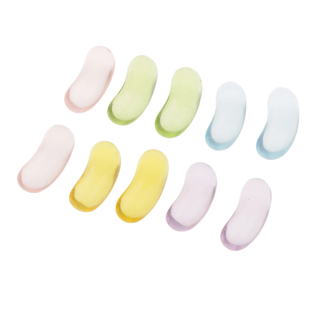 10 Piece Colorful Candy Pills Shape Resin Embellishment for DIY Phone Case Decoration Kids Crafts Handmade Toys