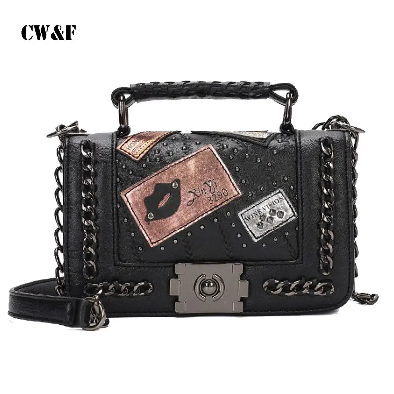 Spring new Korean fashion trendy handbag shoulder bag chain decoration PU package
Spring new Korean fashion trendy handbag shoulder bag chain decoration PU package