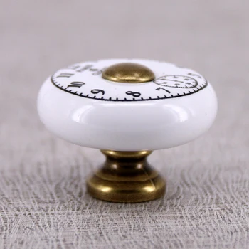 6PCS Clock Ceramic Knob Drawer Dresser Cabinet Pulls Furniture Wardrobe Door Handles
6PCS Clock Ceramic Knob Drawer Dresser Cabinet Pulls Furniture Wardrobe Door Handles