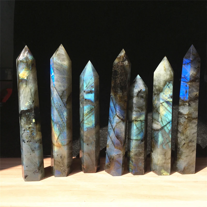 110mm slender quartz crystal obelisk energy bar body healing home labradorite feng shui decoration
110mm slender quartz crystal obelisk energy bar body healing home labradorite feng shui decoration
