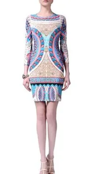 2016 WOMEN NEW ARRIVAL Major suit Bophut Printing Simple Round neck Slim Stretch Knit Dress
2016 WOMEN NEW ARRIVAL Major suit Bophut Printing Simple Round neck Slim Stretch Knit Dress