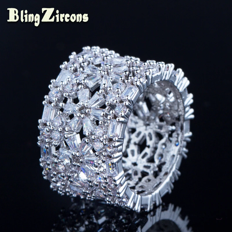 BeaQueen Luxury Brand Gorgeous Cubic Zirconia Flower Hollow Large Wide Engagement Wedding Rings Women Jewelry for Party R058
BeaQueen Luxury Brand Gorgeous Cubic Zirconia Flower Hollow Large Wide Engagement Wedding Rings Women Jewelry for Party R058