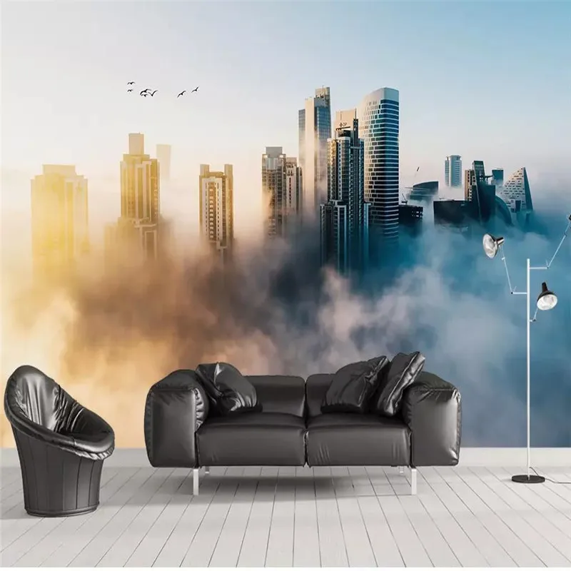 Custom wallpaper creative dreamy clouds in the modern city architecture landscape background wall home decoration art painting
Custom wallpaper creative dreamy clouds in the modern city architecture landscape background wall home decoration art painting