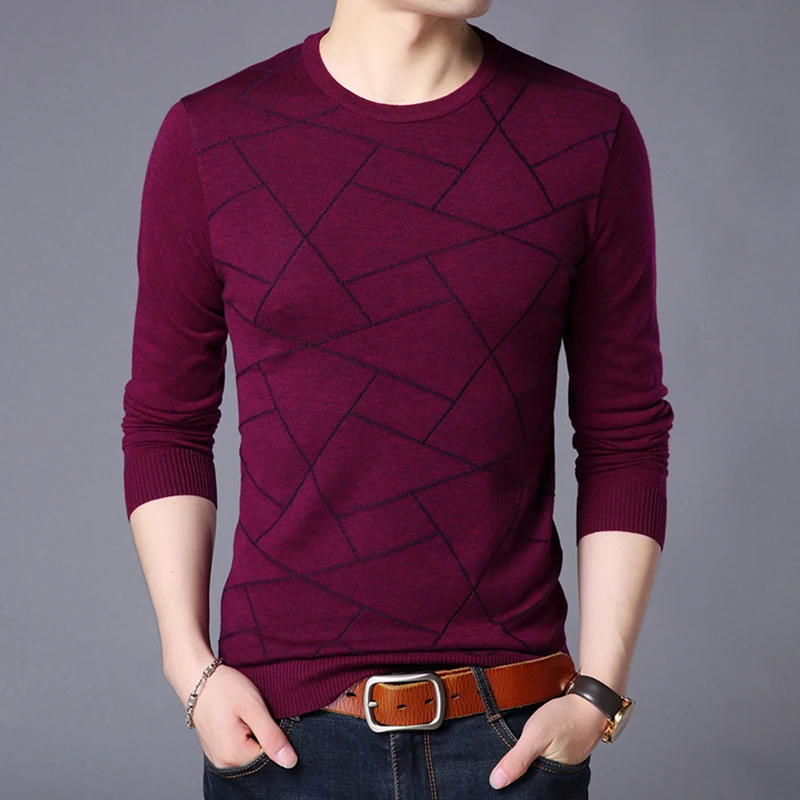 2020 New Fashion Brand Sweaters Mens Pullover O-Neck Slim Fit Jumpers Knitting Patterns Autumn Korean Style Casual Clothing Men
2020 New Fashion Brand Sweaters Mens Pullover O-Neck Slim Fit Jumpers Knitting Patterns Autumn Korean Style Casual Clothing Men
