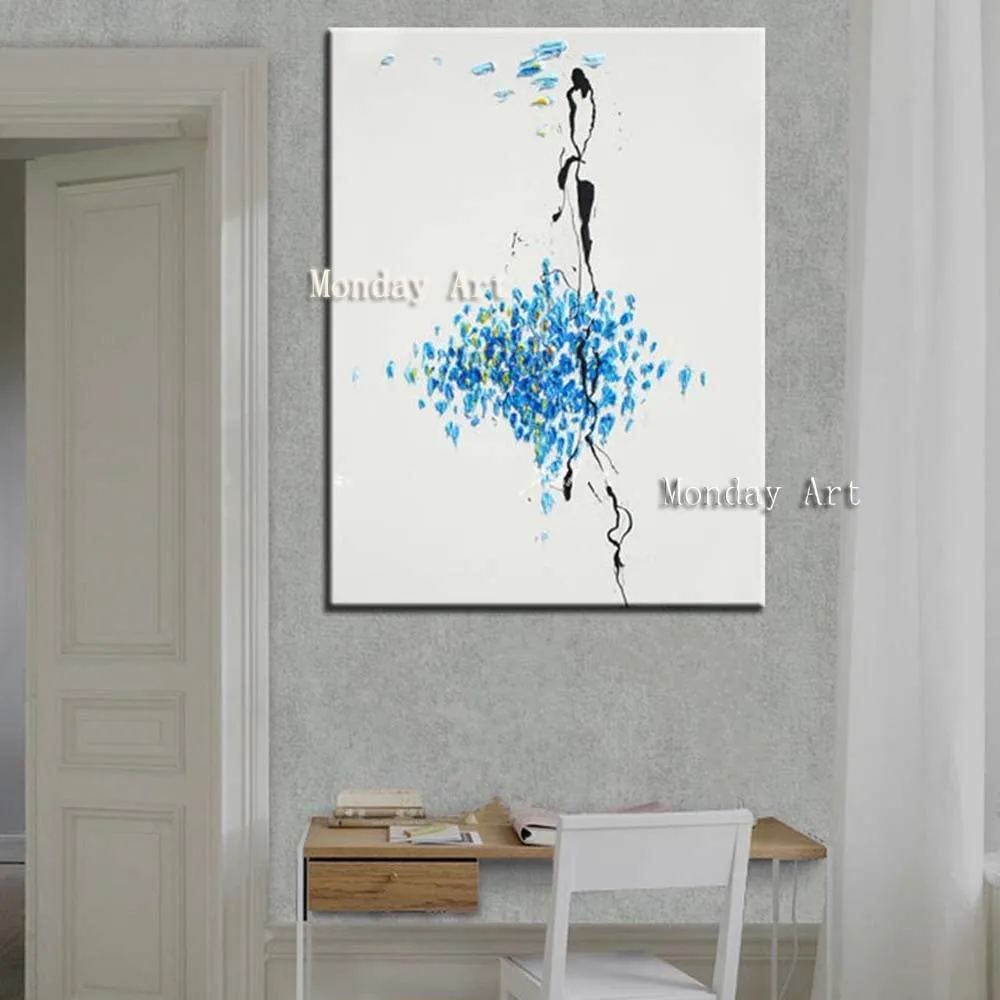 Hand-painted Abstract oil Paintings Nordic art Canvas painting Artwork Wall Pictures For Living Room Morden wall Home Decor
Hand-painted Abstract oil Paintings Nordic art Canvas painting Artwork Wall Pictures For Living Room Morden wall Home Decor