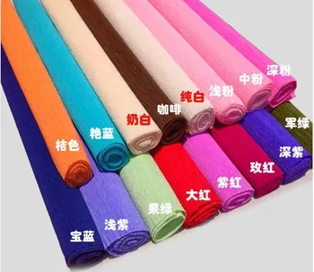 Free Shipping 250*50cm/Roll DIY Flower/ Gift Decoration Wrapping Packing Crepe Papers, Handmade Materials of Crinkled Paper
Free Shipping 250*50cm/Roll DIY Flower/ Gift Decoration Wrapping Packing Crepe Papers, Handmade Materials of Crinkled Paper